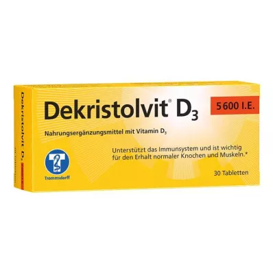 DEKRISTOLVIT D3 5 600 IE tabletter, 30 stk