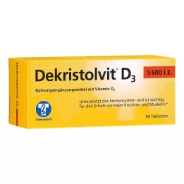 DEKRISTOLVIT D3 5 600 IE tabletter, 60 stk