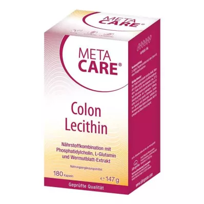 META-CARE Tykktarmslecitinkapsler, 180 stk