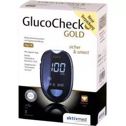 GLUCOCHECK GOLD Blodsukkermåler sett mg/dl, 1 stk
