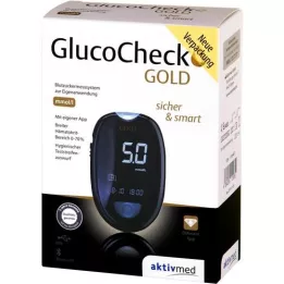 GLUCOCHECK GOLD Blodsukkermålesett mmol/l, 1 stk