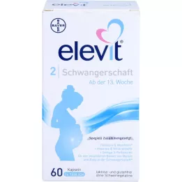 ELEVIT 2 myke kapsler for gravide, 60 stk