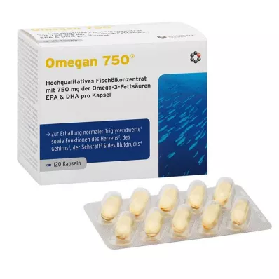 OMEGAN 750 myke kapsler, 120 stk OMEGAN 750 myke kapsler, 120 stk