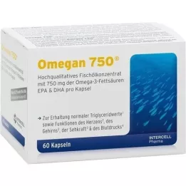 OMEGAN 750 myke kapsler, 60 stk