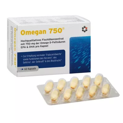OMEGAN 750 myke kapsler, 60 stk OMEGAN 750 myke kapsler, 60 stk