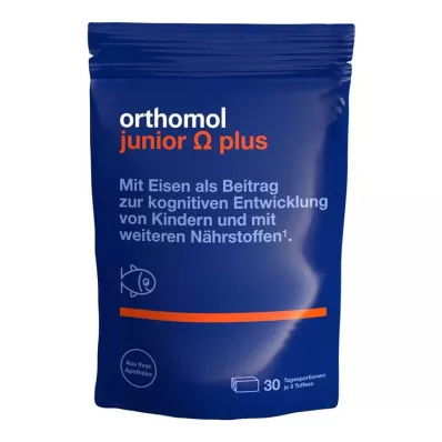 Orthomol Junior Omega pluss tyggbare drageer, 90 stk Orthomol Junior Omega pluss tyggbare drageer, 90 stk