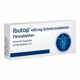 IBUTOP 400 mg Smertetabletter Filmdrasjerte tabletter, 10 stk