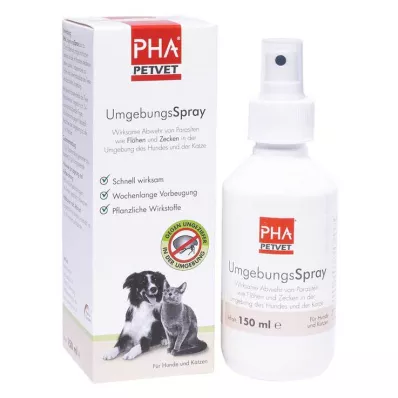 PHA Omgivelsesspray for hunder/katter, 150 ml