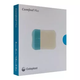 COMFEEL Plus fleksibel hydrokoll. bandasje 4x6 cm, 10 stk