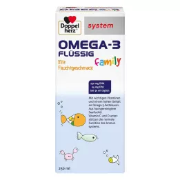 DOPPELHERZ Omega-3 flytende familiesystem, 250 ml