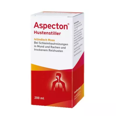 Aspecton hostestillende islandsk mosejuice, 200 ml Aspecton hostestillende islandsk mosejuice, 200 ml