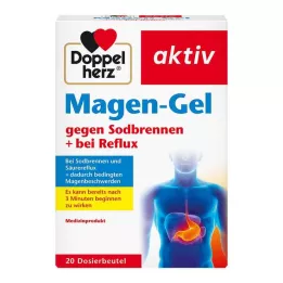 DOPPELHERZ Magegel mot halsbrann+for refluks, 20 stk