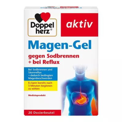 Doppelherz magegel mot halsbrann + refluks, 20x10 ml
