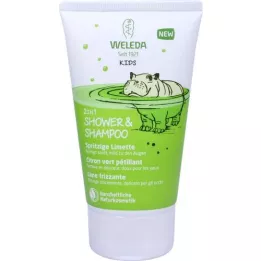 WELEDA Kids 2in1 Shower &amp; Sjampo tangy lime, 150 ml