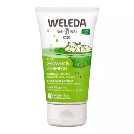 WELEDA Kids 2in1 Shower &amp; Sjampo tangy lime, 150 ml