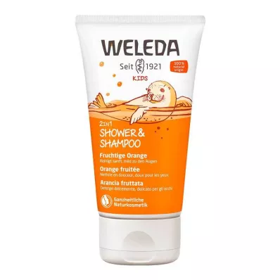 WELEDA Kids 2in1 Shower & Shampoo Fruity Orange, 150 ml WELEDA Kids 2in1 Shower & Shampoo Fruity Orange, 150 ml