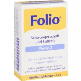 FOLIO 2 filmdrasjerte tabletter, 90 stk