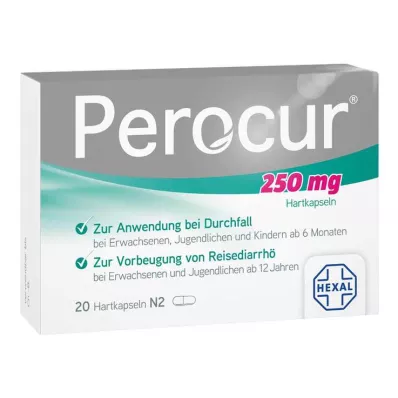 Perocur 250 mg harde kapsler, 20 stk Perocur 250 mg harde kapsler, 20 stk