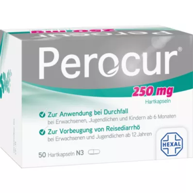 PEROCUR 250 mg harde kapsler, 50 stk