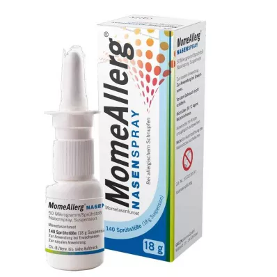 Momeallerg nesespray 50 µg / spray, 18 g Momeallerg nesespray 50 µg / spray, 18 g