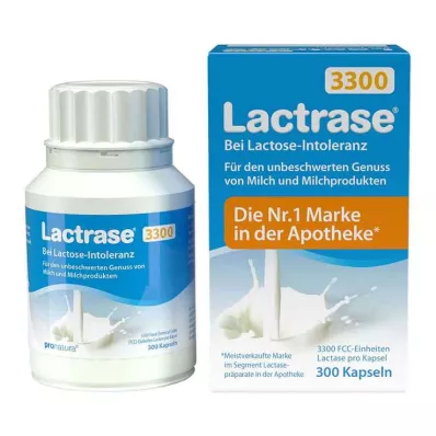 Lactrase 3300 FCC kapsler, 300 stk