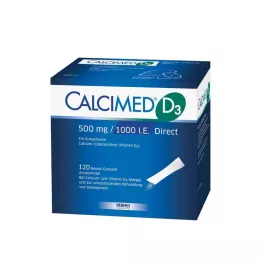 CALCIMED D3 500 mg/1000 IE direkte granulat, 120 stk