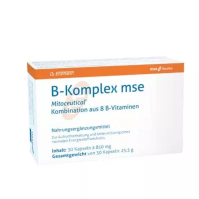 B komplekse mse kapsler, 30 stk B komplekse mse kapsler, 30 stk