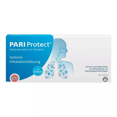 PARI ProtECT Inhalasjonsløsning med Ectoin Ampuller, 10X2,5 ml