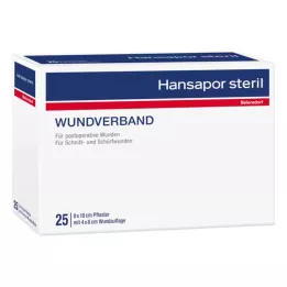 Hansapor steril sårbandasje 8x10 cm (3 stk)