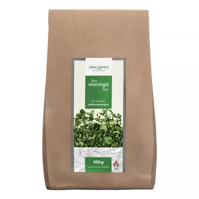 Moringa 100 % økologisk bladte ren, 100 g Moringa 100 % økologisk bladte ren, 100 g