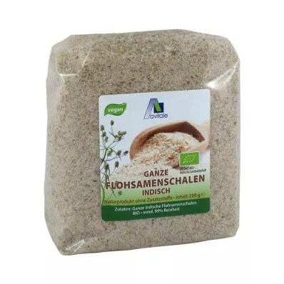 Indiske økologiske psylliumskall, 250 g Indiske økologiske psylliumskall, 250 g