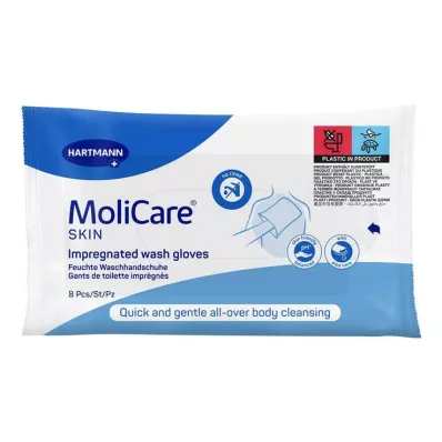 MOLICARE SKIN Vaskehansker, 8 stk