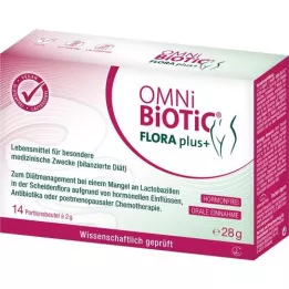 OMNI BiOTiC Flora plus+-poser, 14X2 g