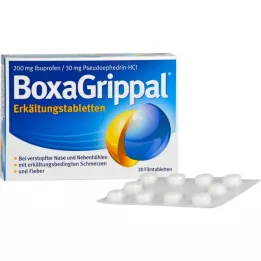 BOXAGRIPPAL Forkjølelsestabletter 200 mg/30 mg FTA, 20 stk