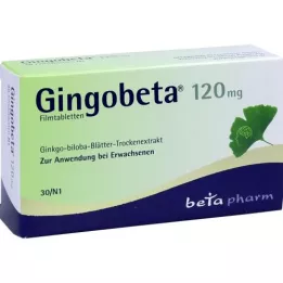 GINGOBETA 120 mg filmdrasjerte tabletter, 30 stk