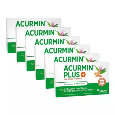 Acurmin Plus The Micellar Gurkemeie Soft Capsules, 360 stk Acurmin Plus The Micellar Gurkemeie Soft Capsules, 360 stk