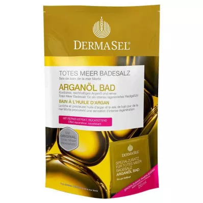 DERMASEL Badesalt fra Dødehavet+Arganolje, 1 p