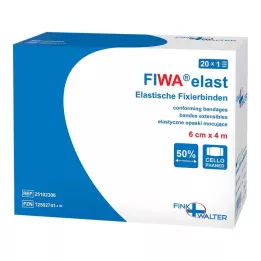 FIXIERBINDE elastisk 8 cmx4 m cellofan, 1 stk