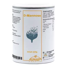 D-MANNOSE PULVER Oppbevaringsboks, 220 g