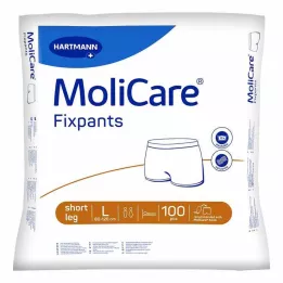 MOLICARE Fixpants korte ben størrelse L, 100 stk