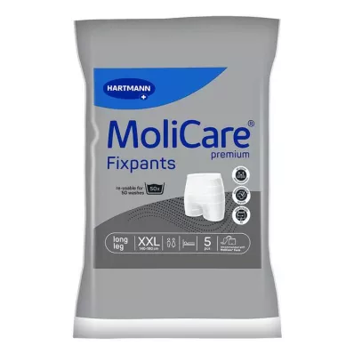 MOLICARE Premium Fixpants lange ben størrelse XXL, 5 stk MOLICARE Premium Fixpants lange ben størrelse XXL, 5 stk