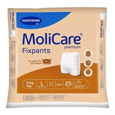 MOLICARE Premium Fixpants lange ben størrelse L, 25 stk