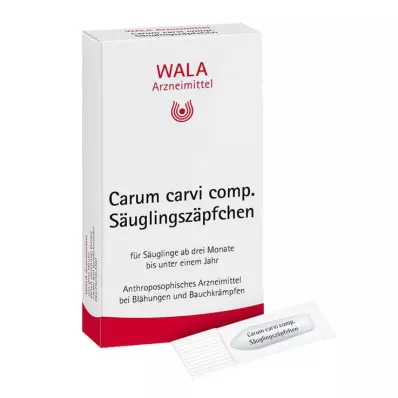 CARUM CARVI komp.suppositorier for spedbarn, 10X1 g