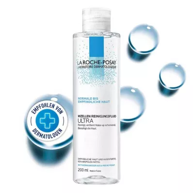 La Roche-Posay Micellar Cleansing Fluid Ultra for sensitiv hud, 200 ml La Roche-Posay Micellar Cleansing Fluid Ultra for sensitiv hud, 200 ml