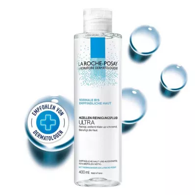La Roche-Posay Micellar Cleansing Fluid Ultra for sensitiv hud, 400 ml