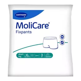 MOLICARE Fixpants med korte ben størrelse XL, 3 stk