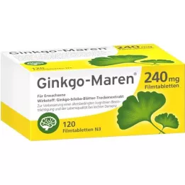 GINKGO-MAREN 240 mg filmdrasjerte tabletter, 120 stk