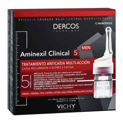VICHY AMINEXIL Clinical 5 for menn, 21X6 ml