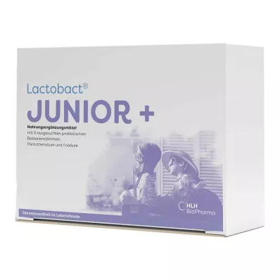 Lactobact Junior + 90 dagers pakke pose, 90X2 g Lactobact Junior + 90 dagers pakke pose, 90X2 g