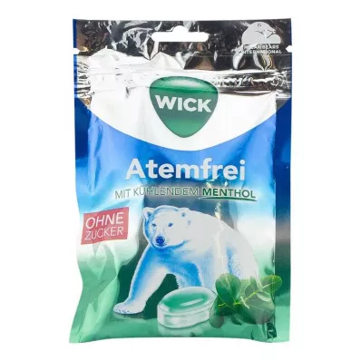 WICK Eukalyptusgodteri uten sukker i pose, 72 g WICK Eukalyptusgodteri uten sukker i pose, 72 g